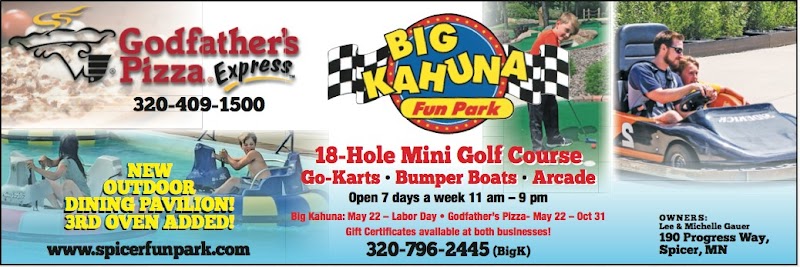 Big Kahuna Fun Park banner