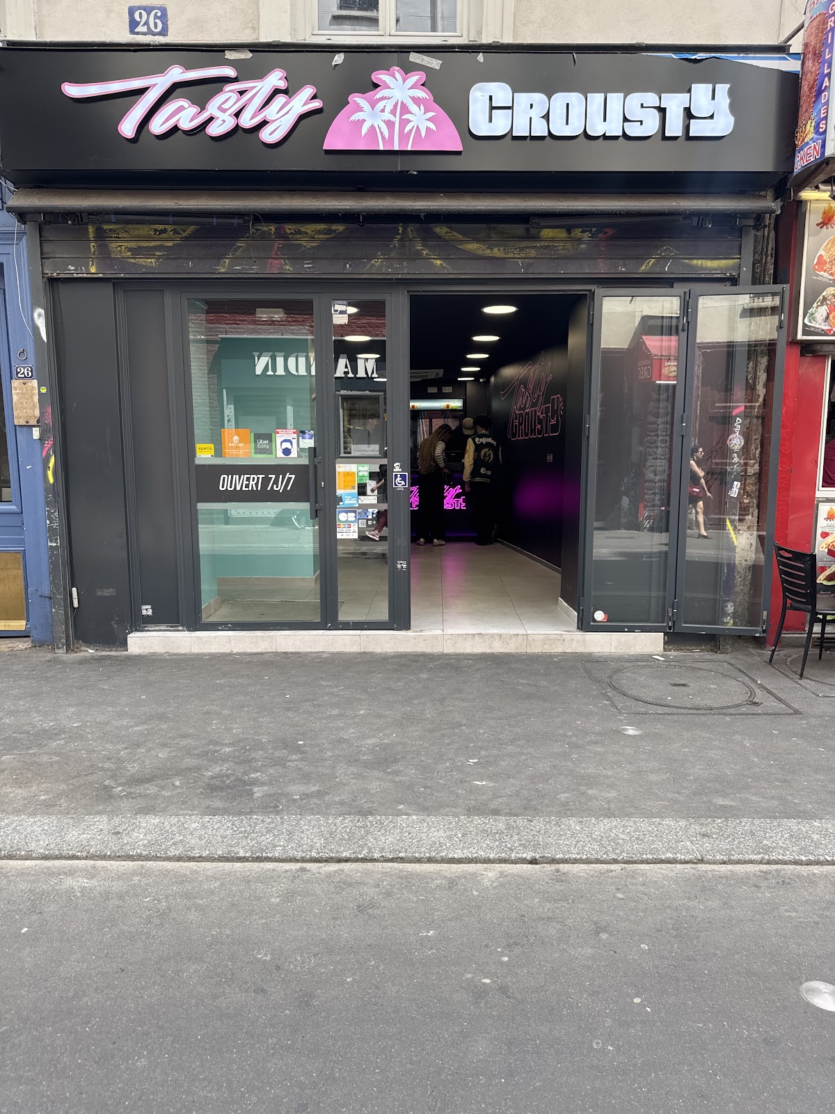 Tasty Crousty, vue extérieure