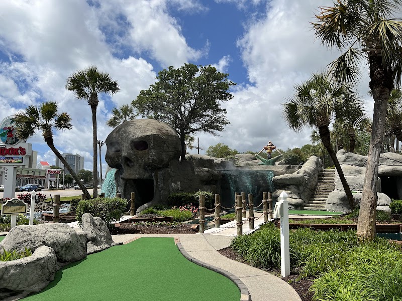 Capt Hook's Adventure Golf banner