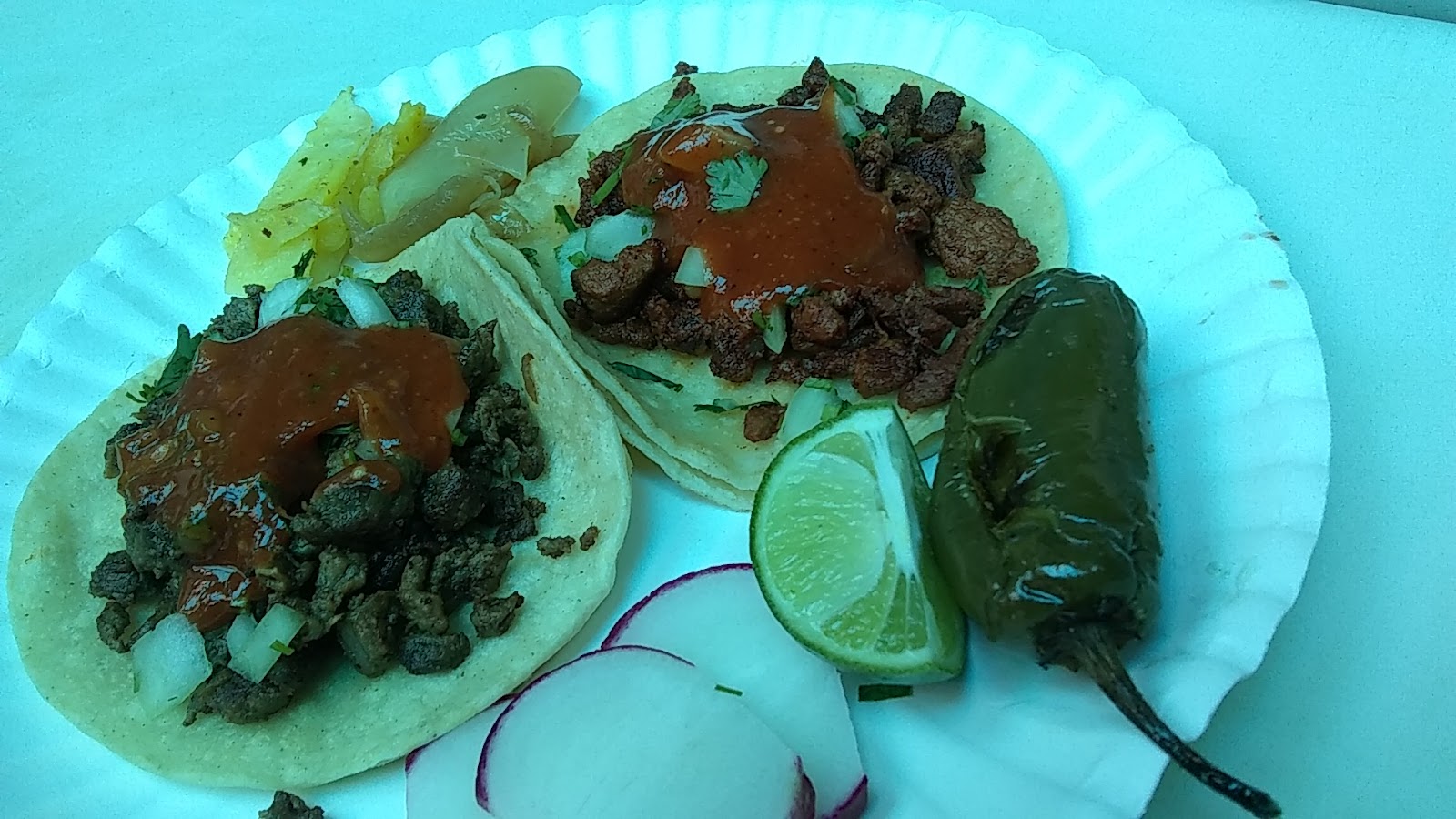 Tacos plate