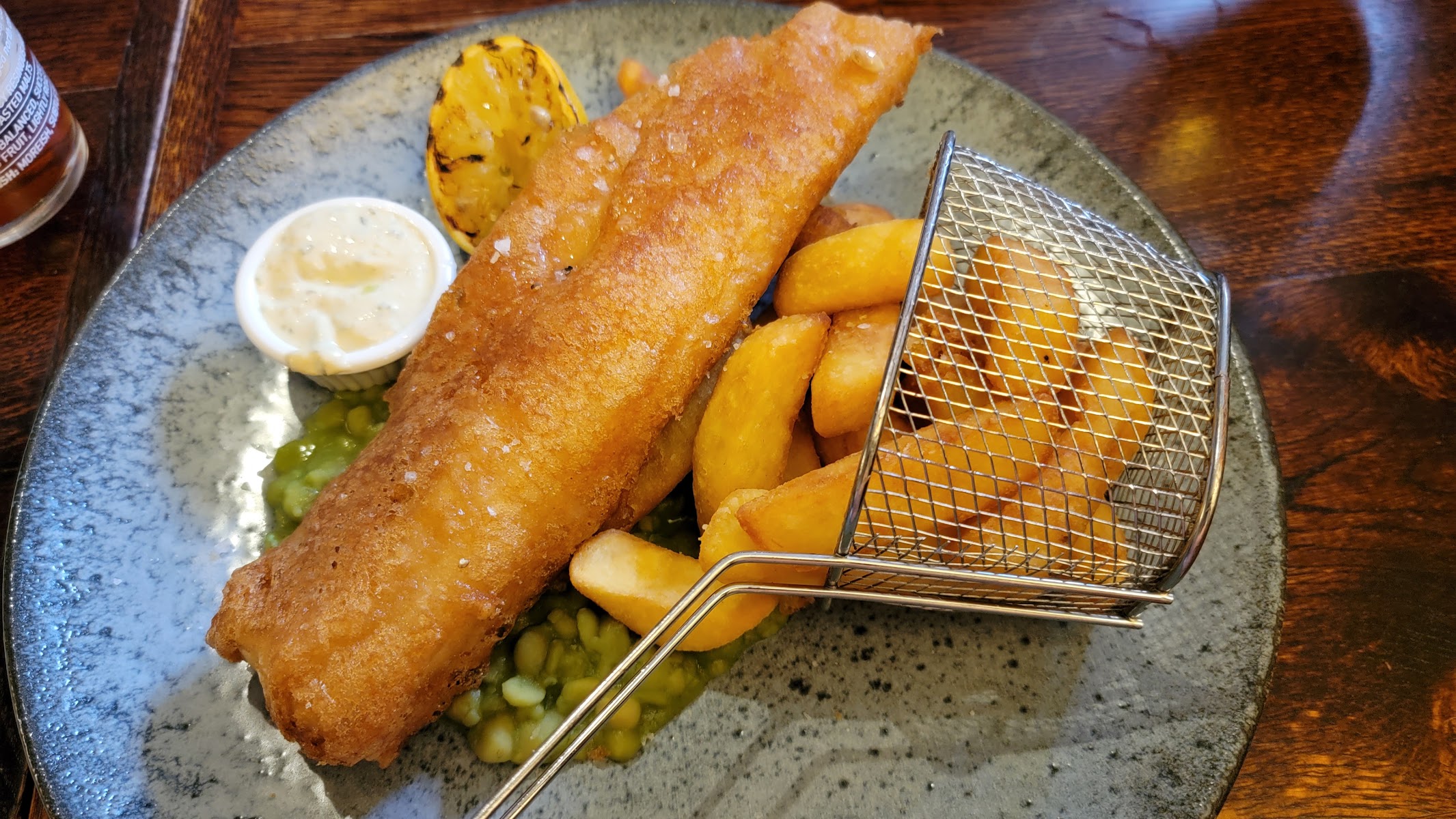 Dessert plate served at The Old Crown