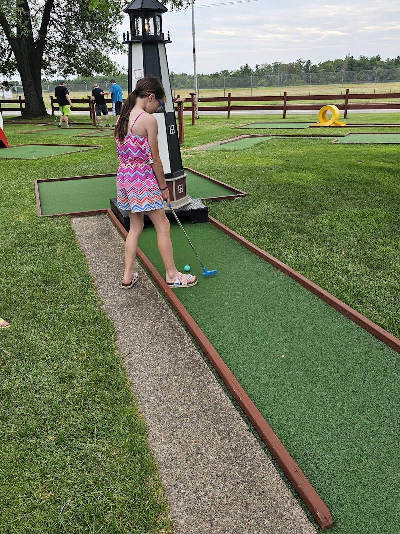 Newman's 1st Street Miniature Golf banner