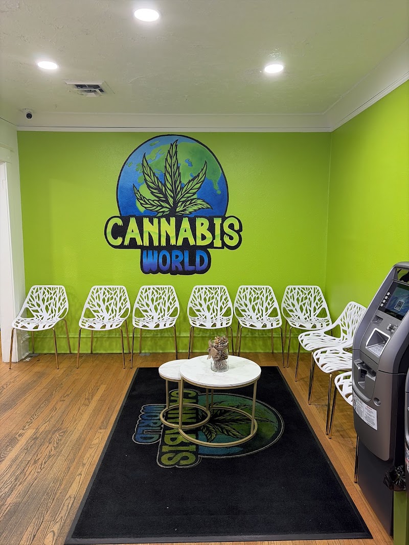 Cannabis World Dispensary showroom preview
