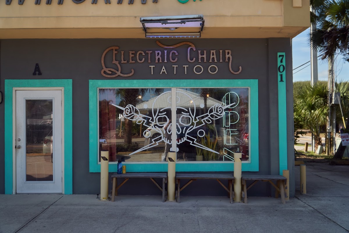 Electric Chair Tattoo tattoo work — photo 2
