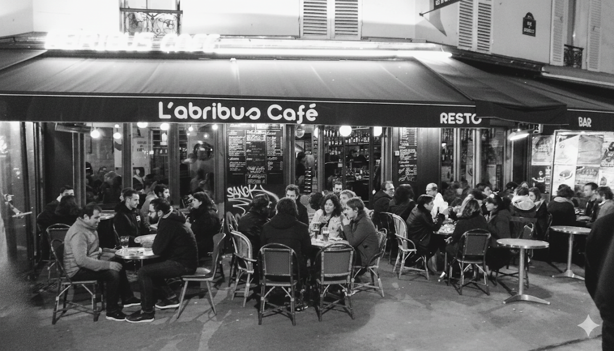 L'Abribus., vue extérieure