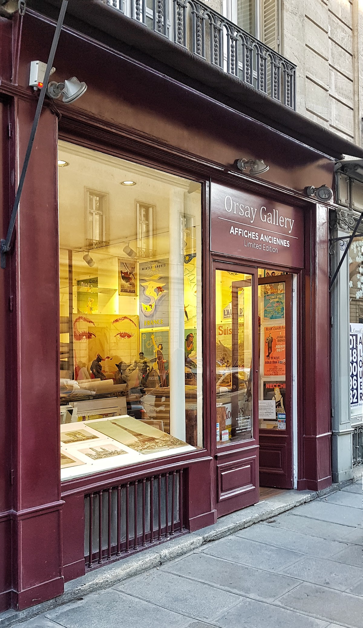 The Vintage Poster Shop Affiches Anciennes Originales Orsaygallery, vue extérieure