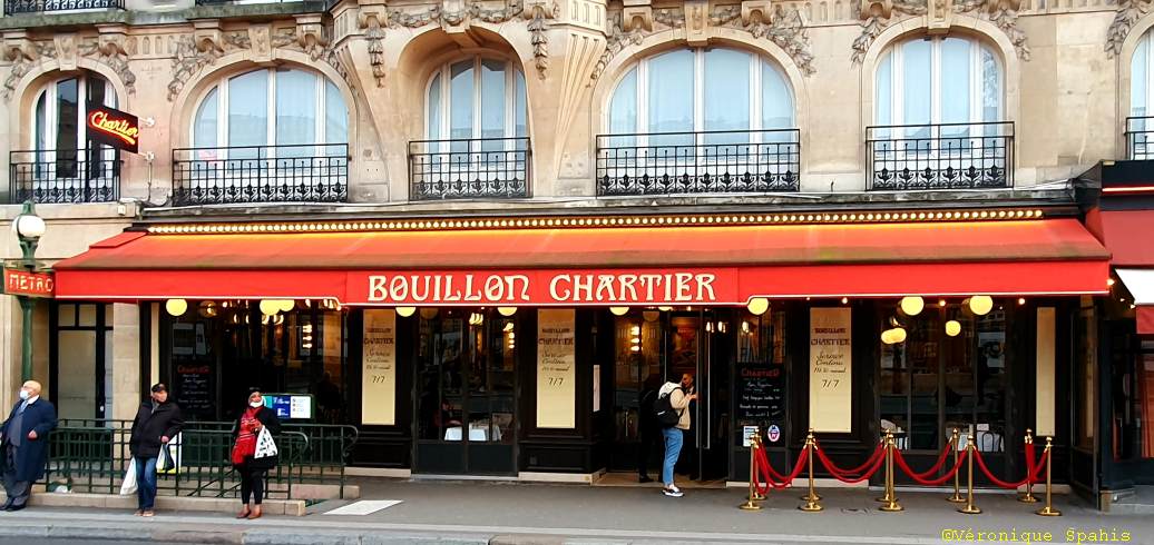 Bouillon Chartier Gare de l'Est, vue extérieure