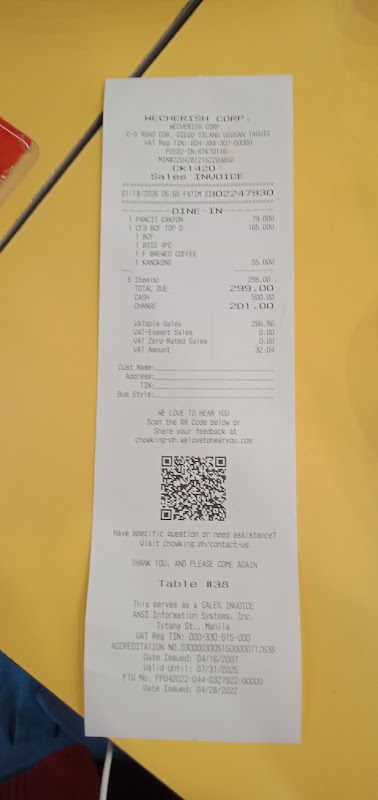 Chowking Diego Silang