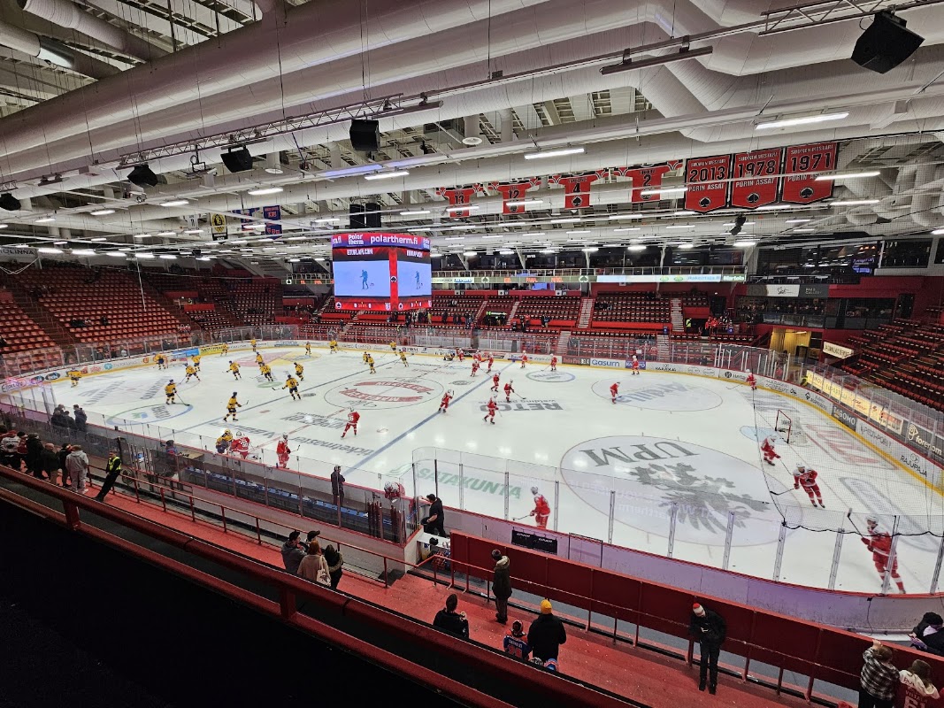Isomäki Ice Hall exterior — Pori, Finland