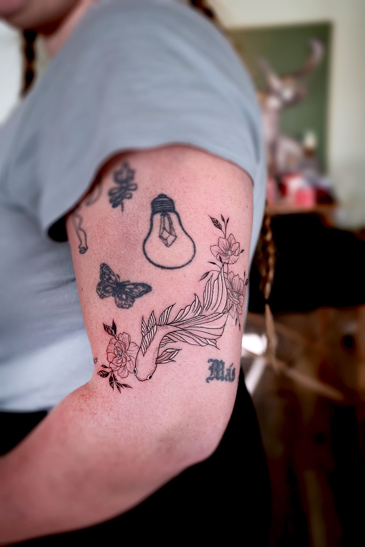 Machine Gun Kelly Ann Tattoo tattoo work — photo 3