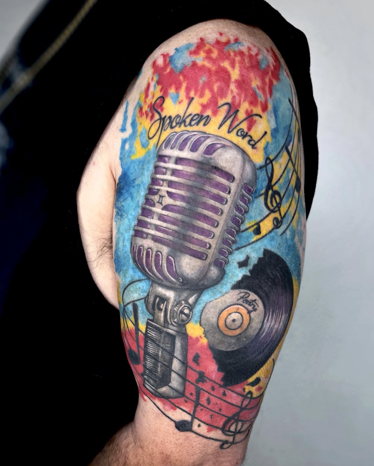 Machine Gun Kelly Ann Tattoo tattoo work — photo 2