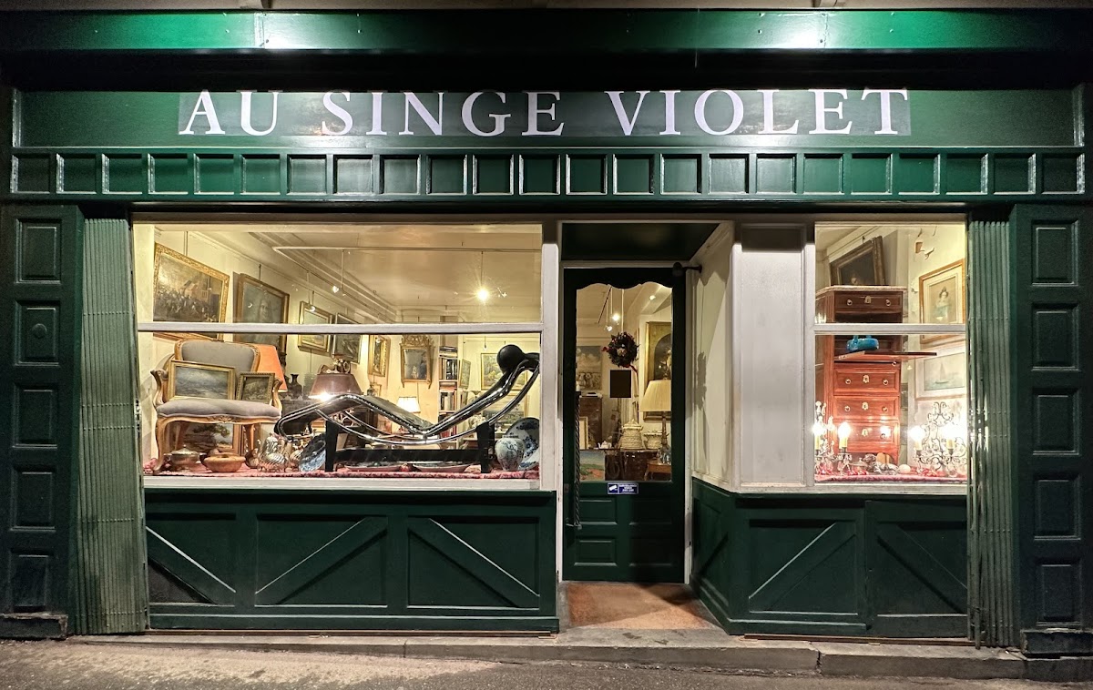 Au Singe Violet Galerie - Paris, vue extérieure