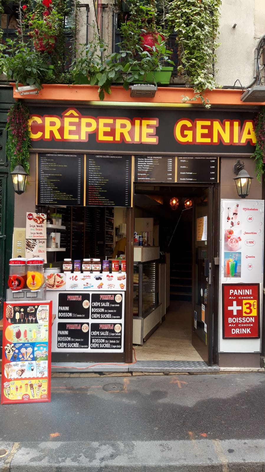 Crêperie Genia, vue extérieure