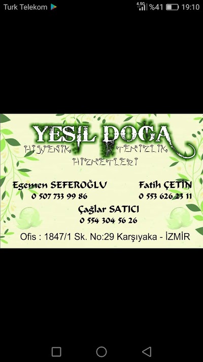 Yeşil Doğa Temizlik Şirketi - Temizlik