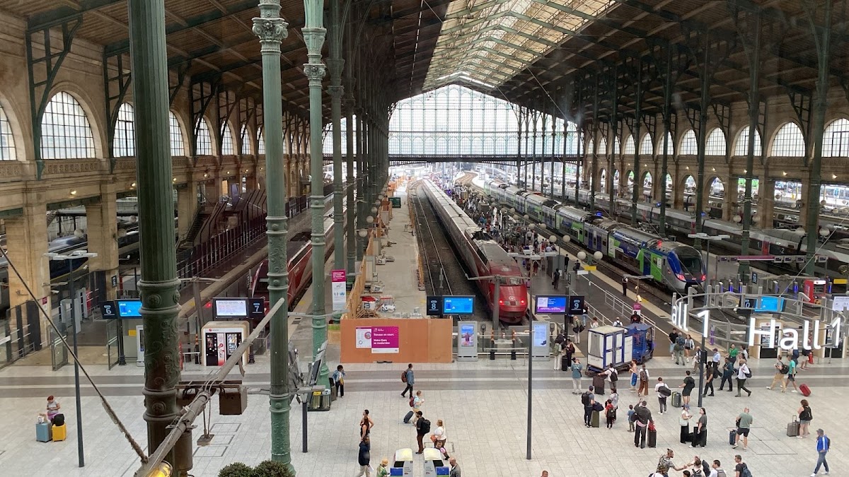 Eurostar Gare du Nord Business Premier lounge, vue extérieure