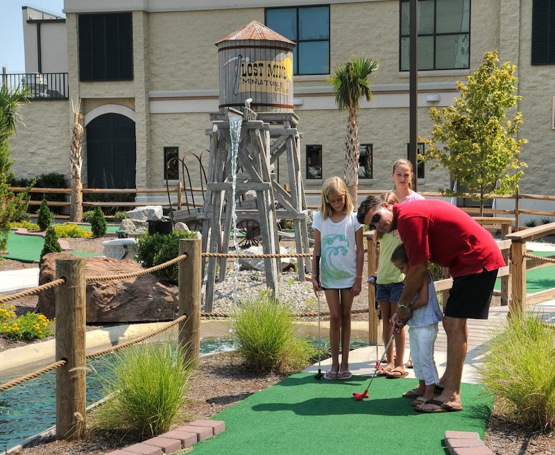 Lost Mine Miniature Golf banner