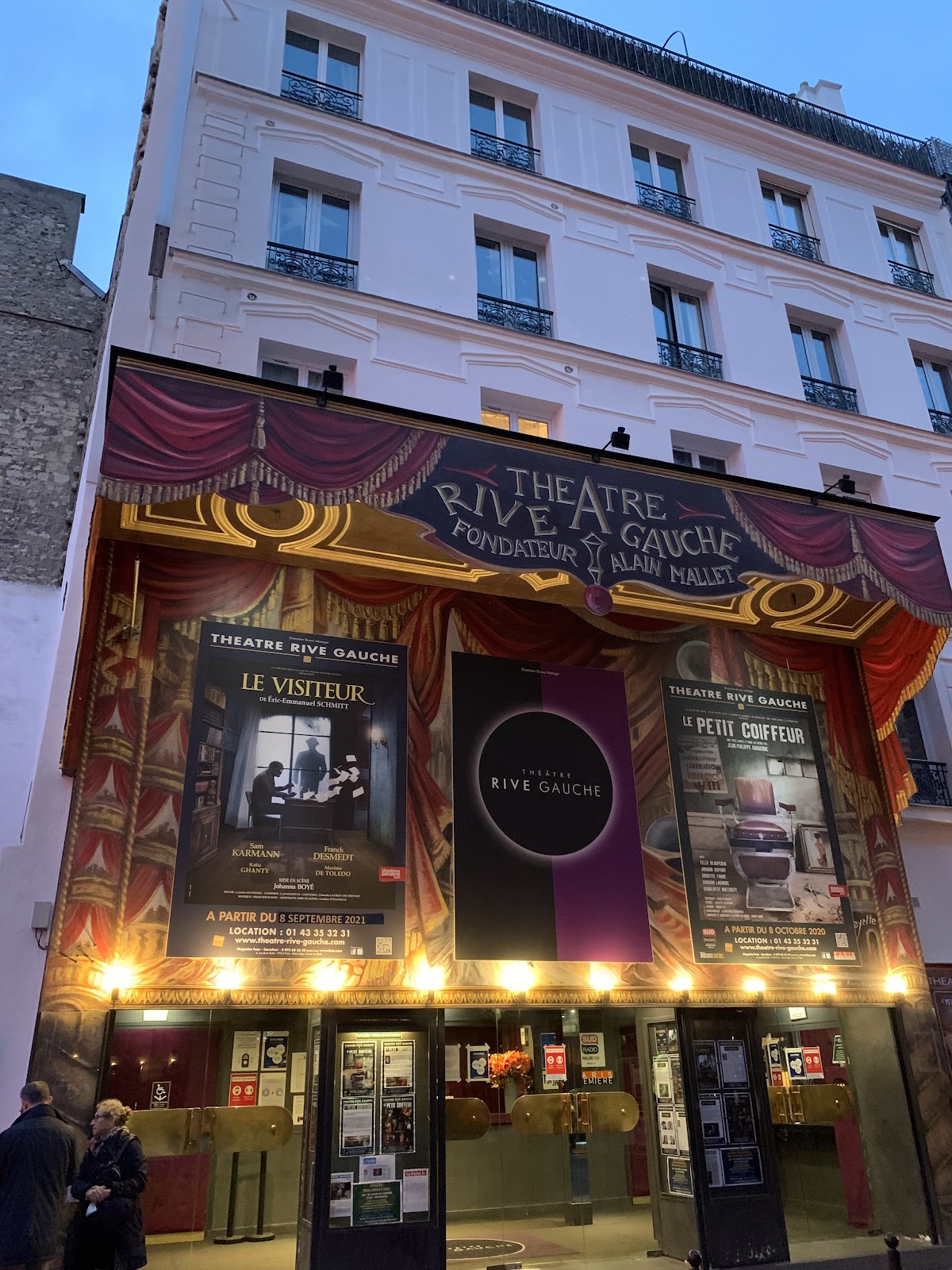 Théâtre La Gaîté Rive Gauche, vue extérieure