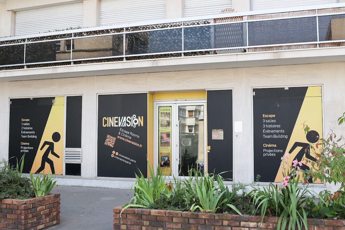 CINEVASION - Escape Game & Cinema Privé Paris 15, vue extérieure