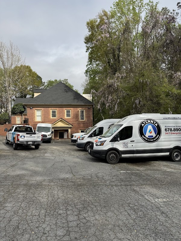 Atlanta Water Fire Damage — photo