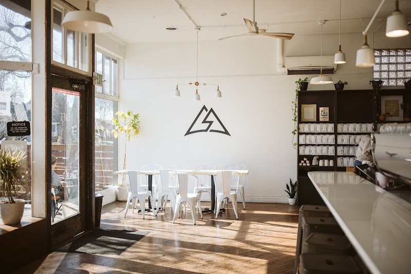 Espresso and sourdough breakfast sandwich at Switchback Coffee Roasters on Institute Street Colorado Springs