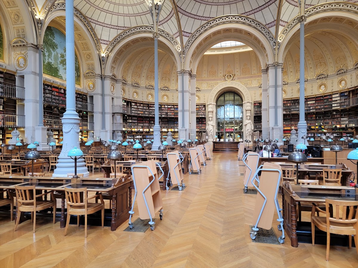 Salle Ovale de la BnF Richelieu