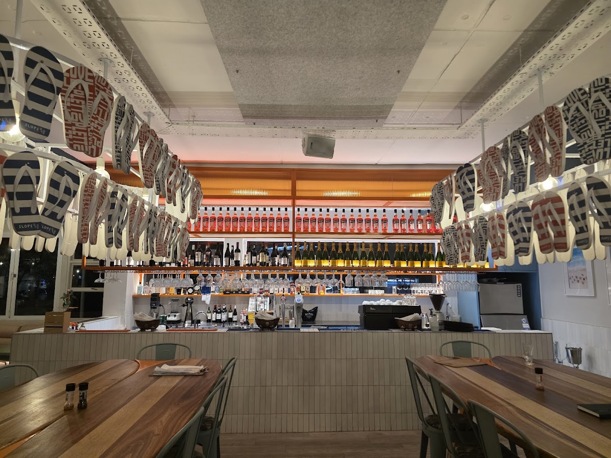 Slops Plett restaurant in Plettenberg Bay, Garden Route