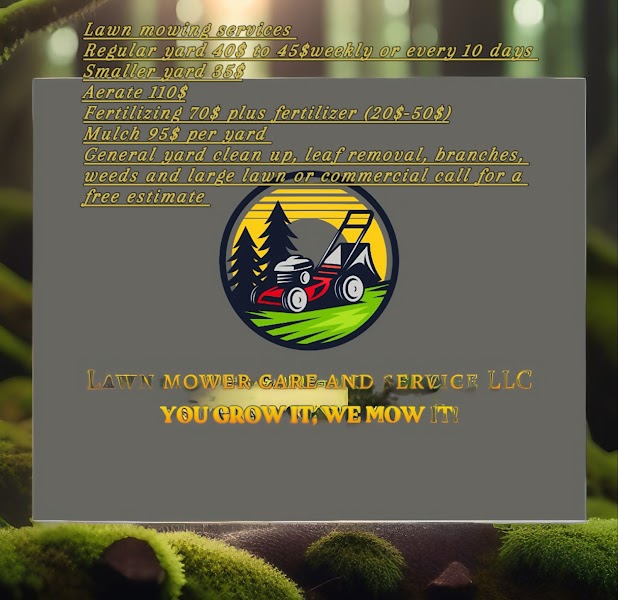 Lawn mower care and service