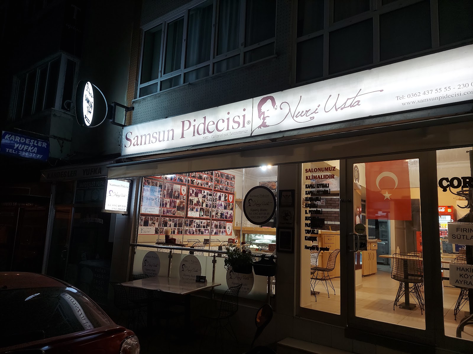 Samsun Pidecisi Nuri Usta & Samsun Şubesi mekanı