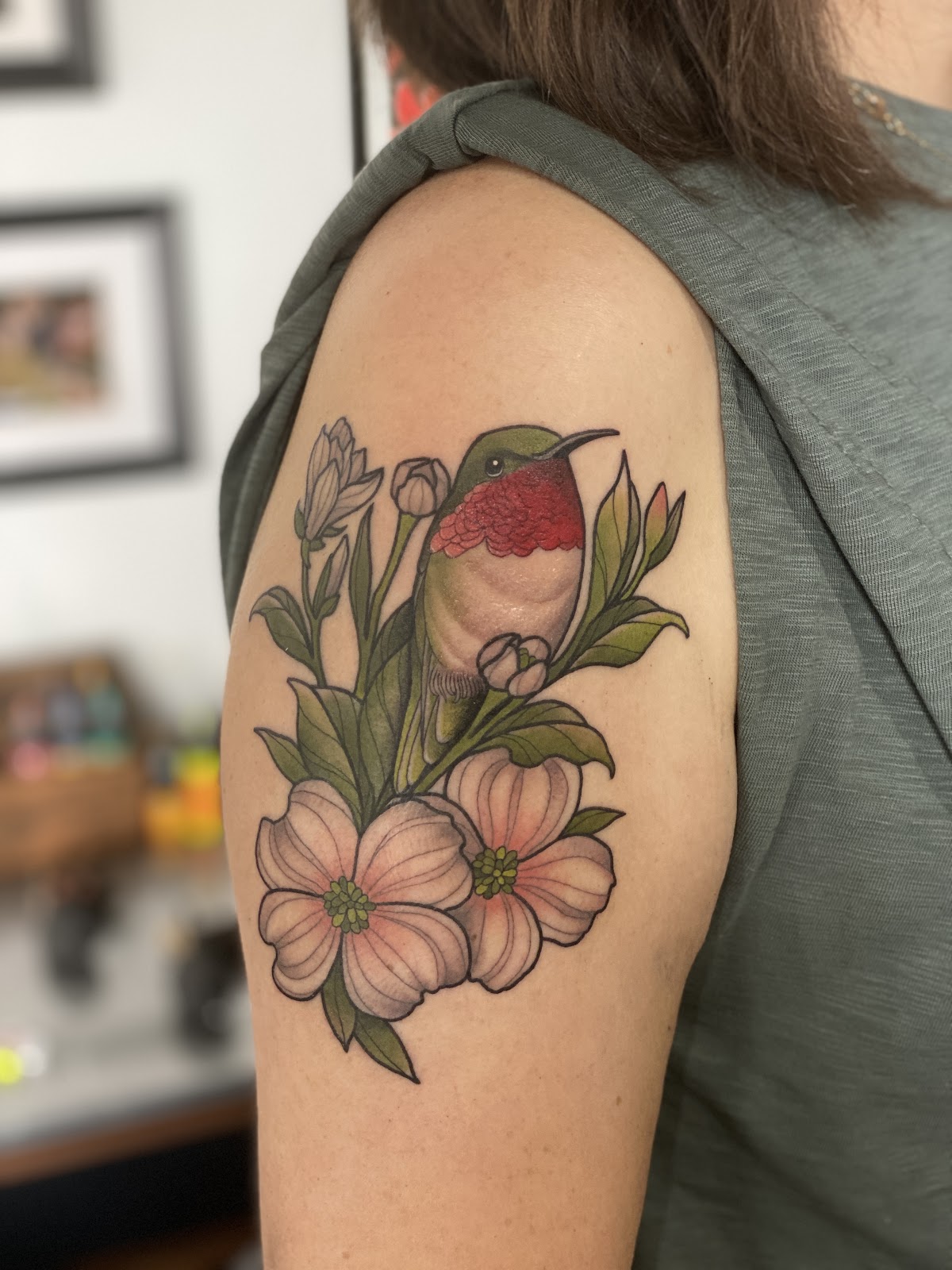 Red Dagger Tattoo tattoo work — photo 2
