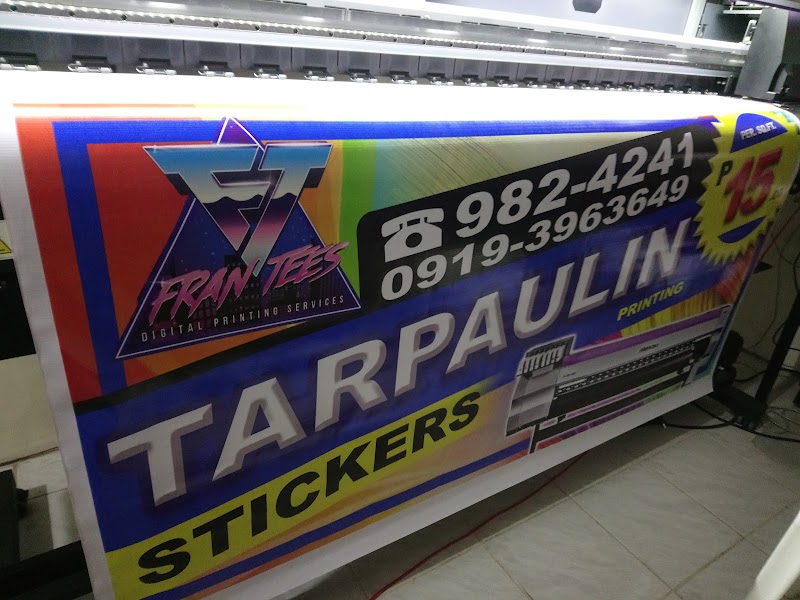 Fran Tees Digital Printing Services