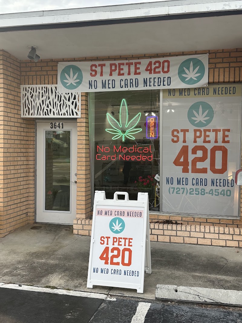 Video tour of St Pete 420 Dispensary - No Med Card Needed 3641 5th Ave N retail environment