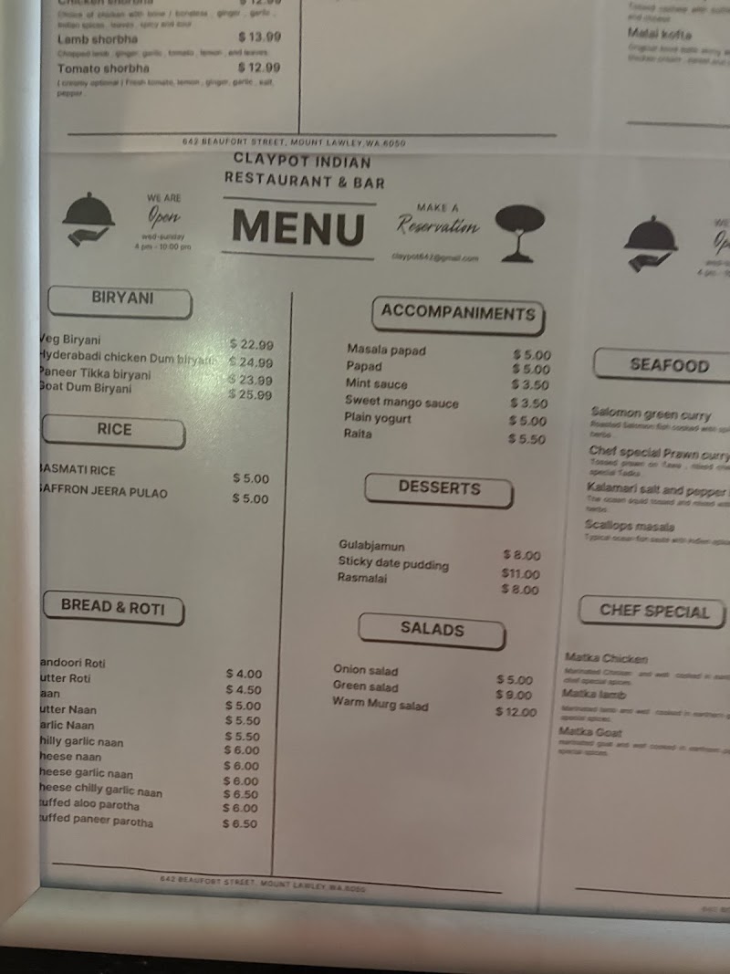 Claypot Indian restaurant & bar photo 7