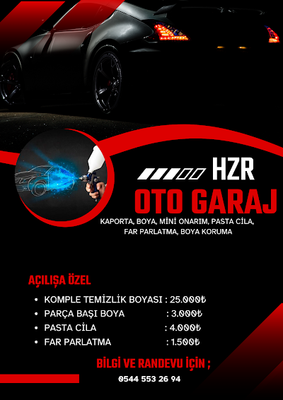 HZR OTO GARAJ KAPORTA, BOYA, MİNİ ONARIM MERKEZİ - Oto Servisi