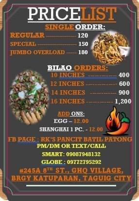 RK’s Pancit Batil Patong