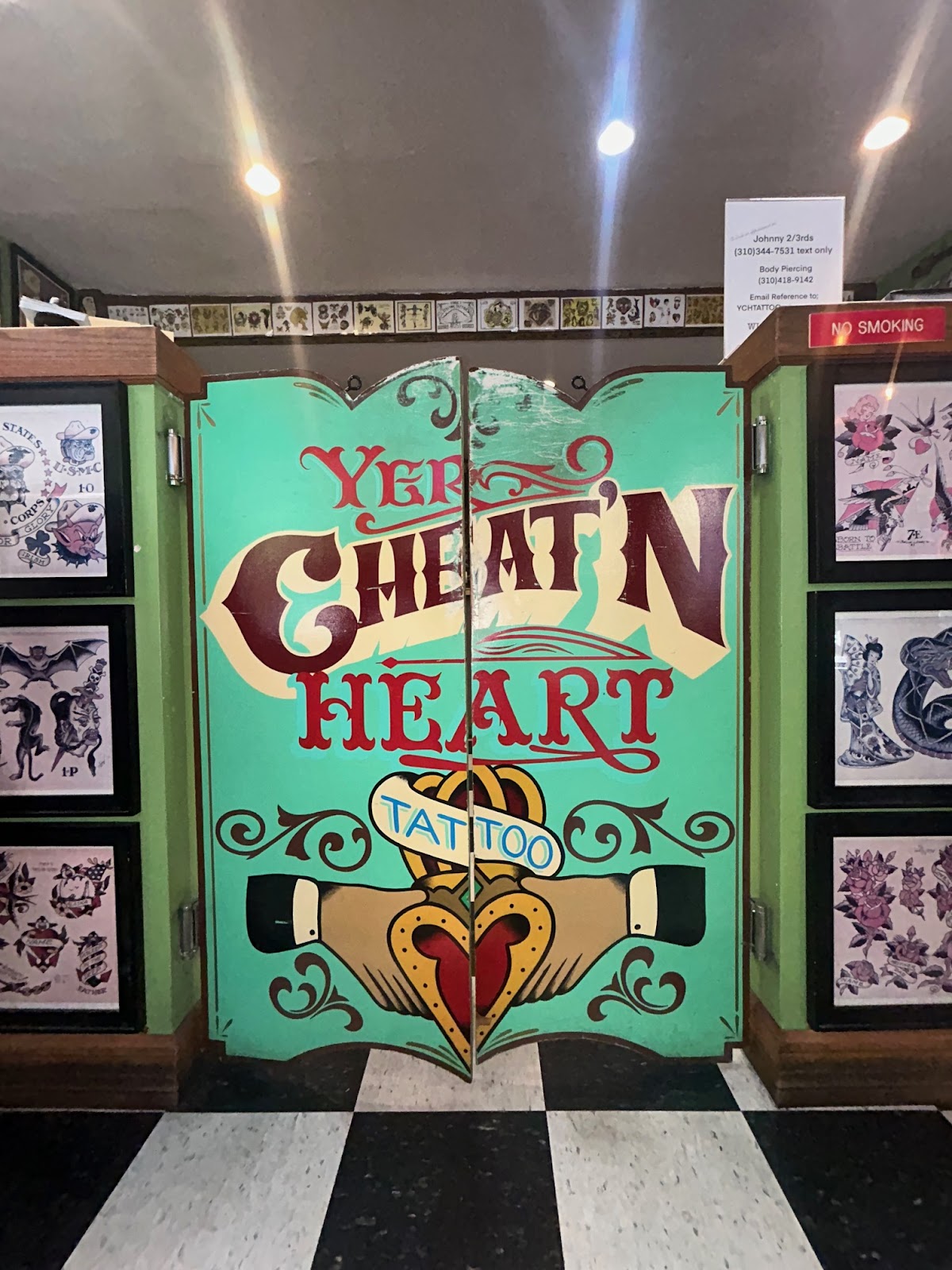 Yer Cheat'n Heart Tattoo Inc tattoo parlor in Torrance, CA