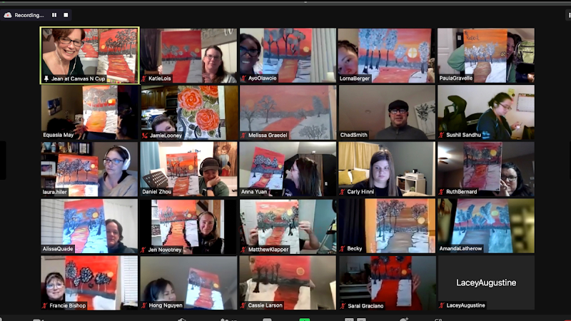 Canvas n Cup - #1 Corporate and private painting parties