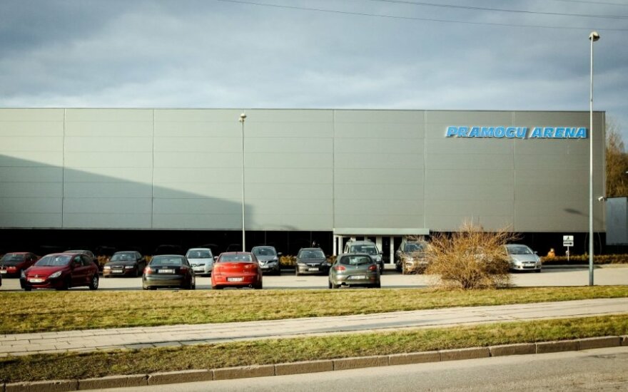 Vilniaus Ledo Arena (Vilnius Ice Arena) exterior — Vilnius 08200, Lithuania