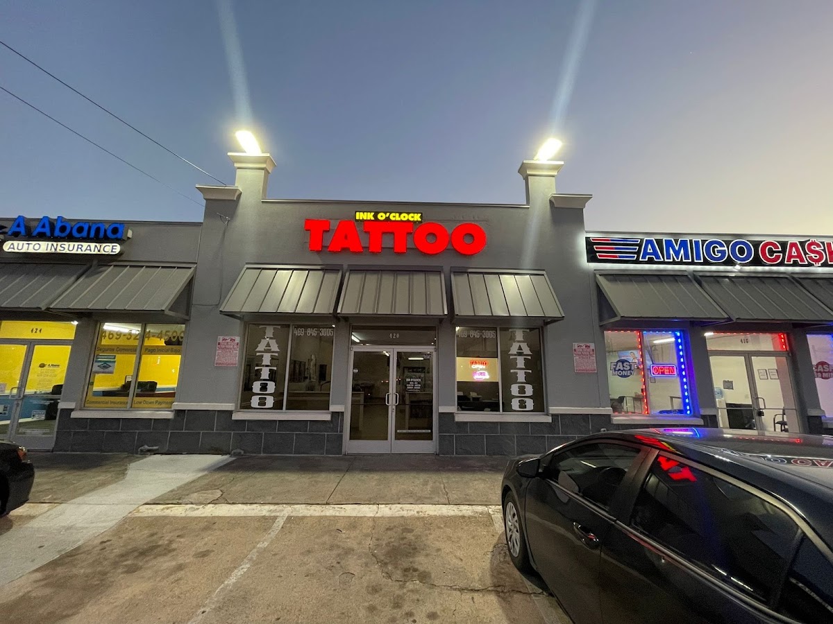 Ink O’Clock Tattoo Shop LLC — tattoo studio near Irving