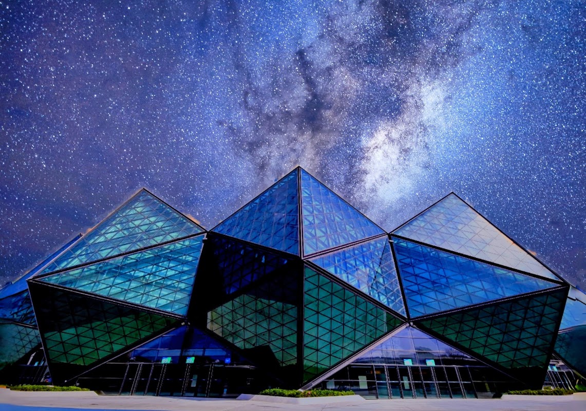 Shenzhen Universiade Centre Gymnasium / 深圳大运中心体育馆 exterior — Shenzhen, China