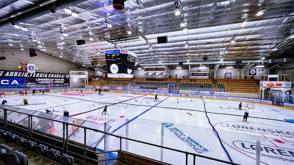 Lørenskog Ishall exterior — Lørenskog Municipality, Norway