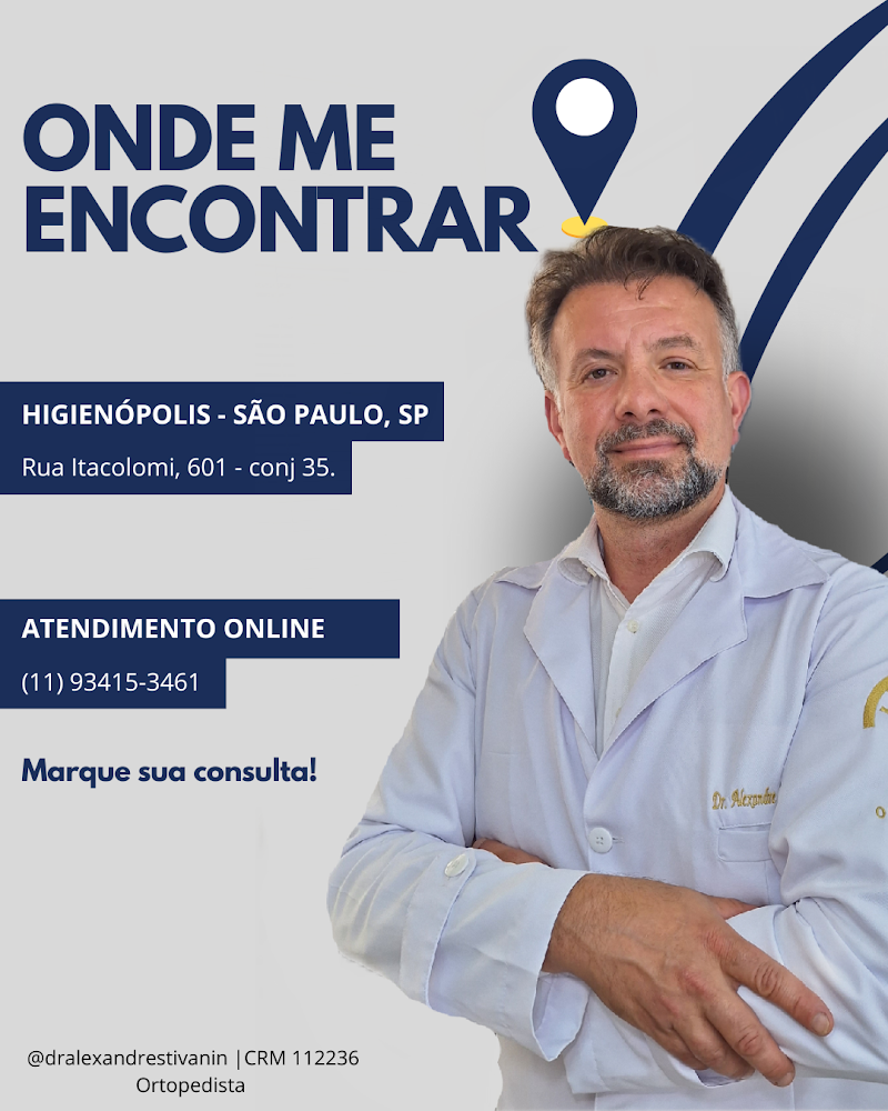 Foto de Médico de Joelho │ Ortopedista │ Cirurgião │ Infiltração no Joelho - Dr. Alexandre Stivanin