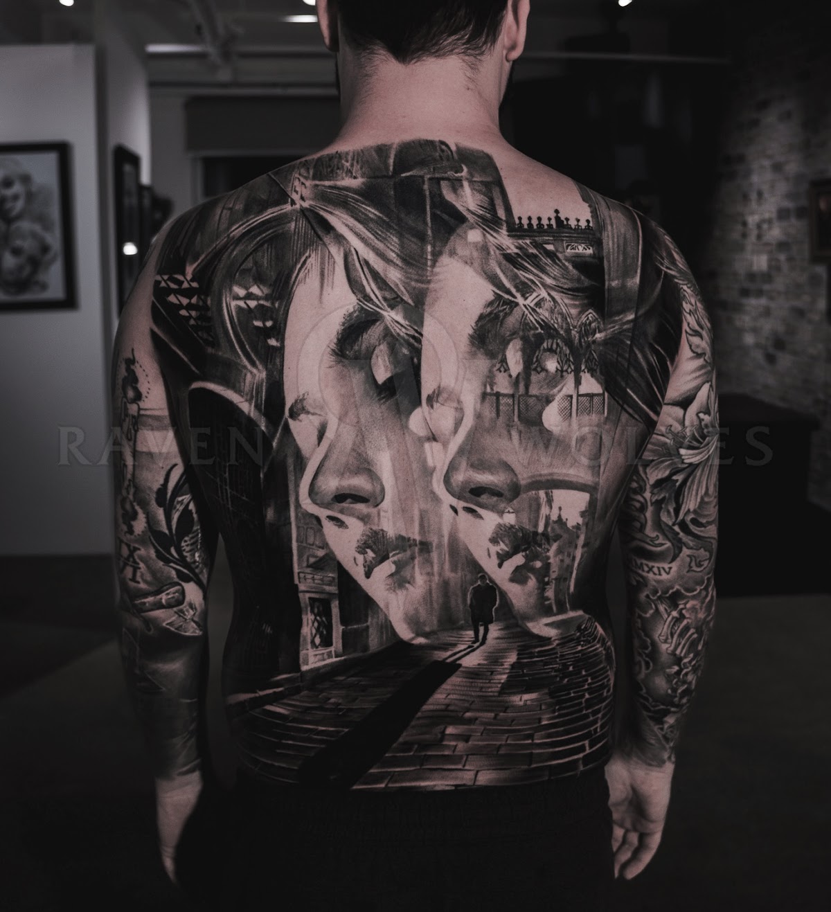 The Raven and The Wolves tattoo work — photo 2