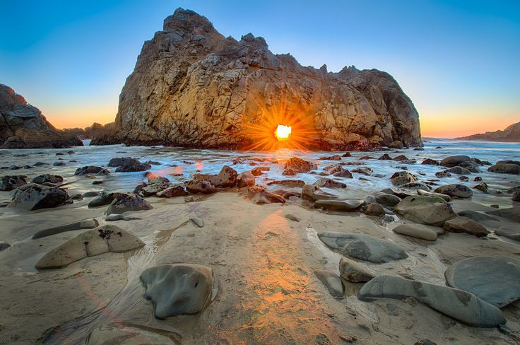 Pfeiffer Beach in Carmel-by-the-Sea