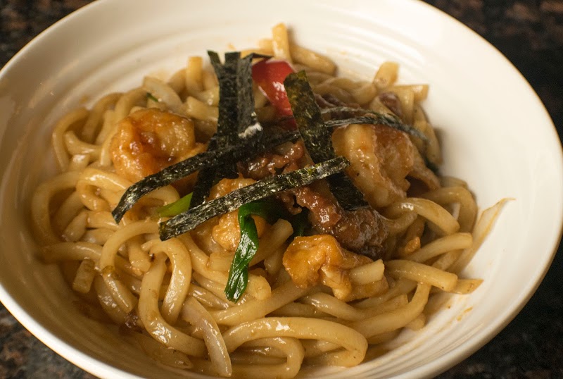 Batman sushi roll and kotteri ramen at Osae Sushi Ramen Bistro on Peterson Road in Colorado Springs