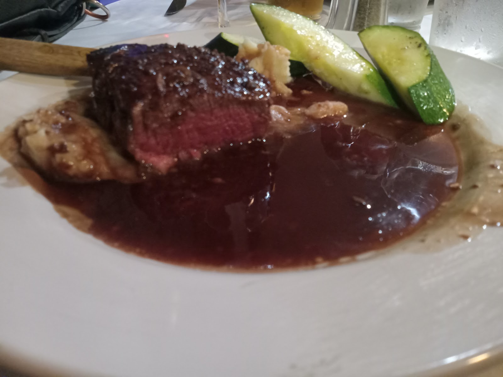 A dessert at Zin Bistro