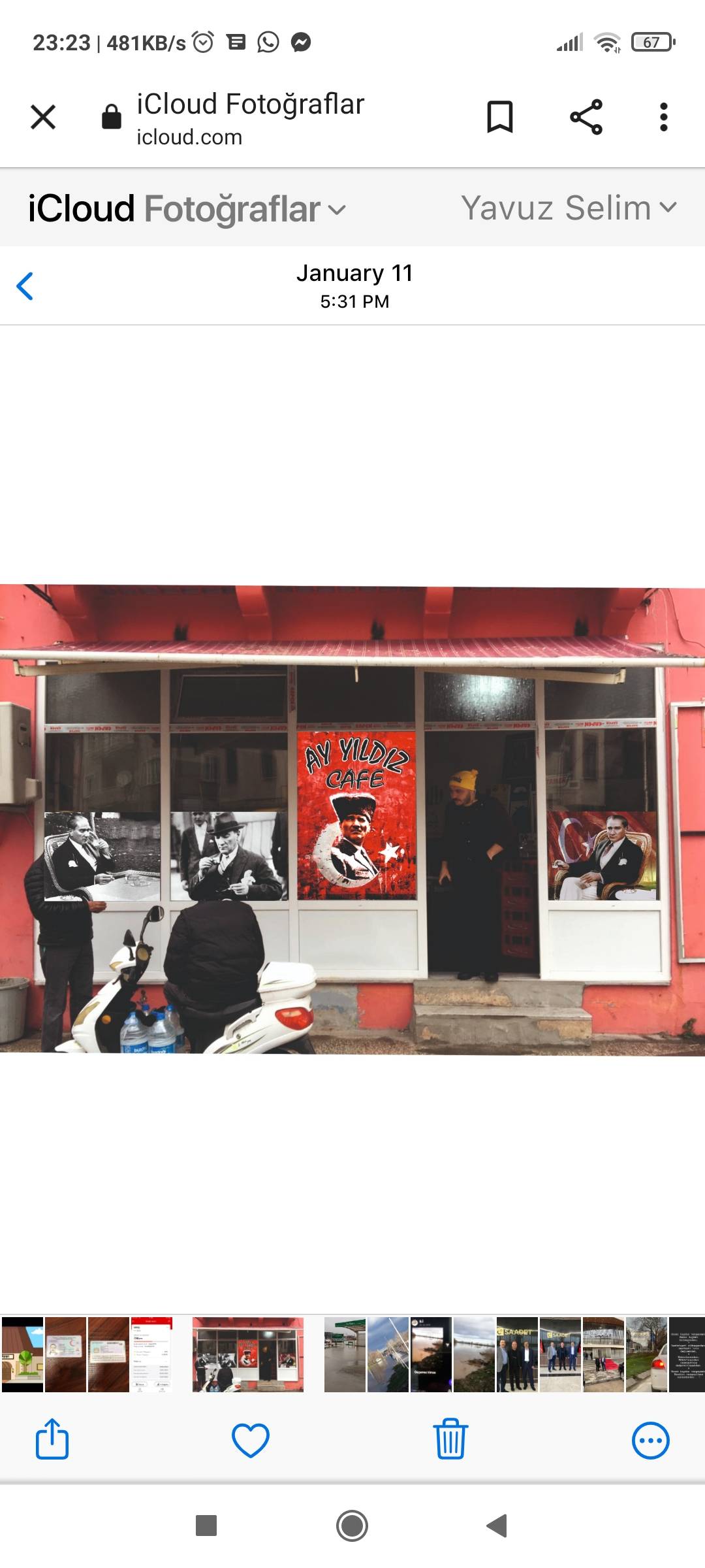 Ay yıldız cafe mekanı