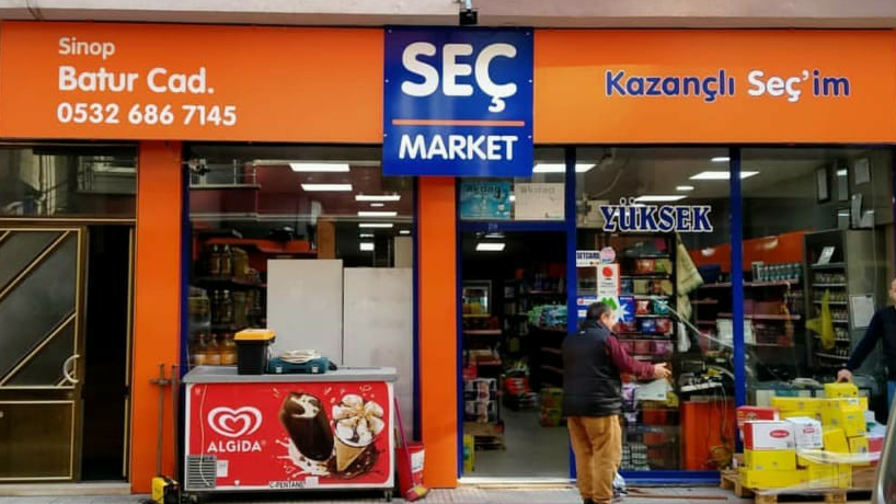 Seç Market (Yüksek Market) mekanı