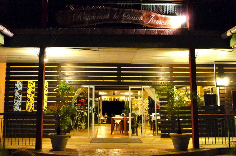 Restaurant Saint James in bora-bora