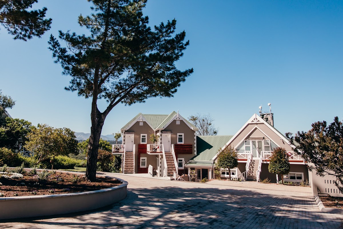 Hilltop Boutique Hotel restaurant in Victoria Bay, Garden Route