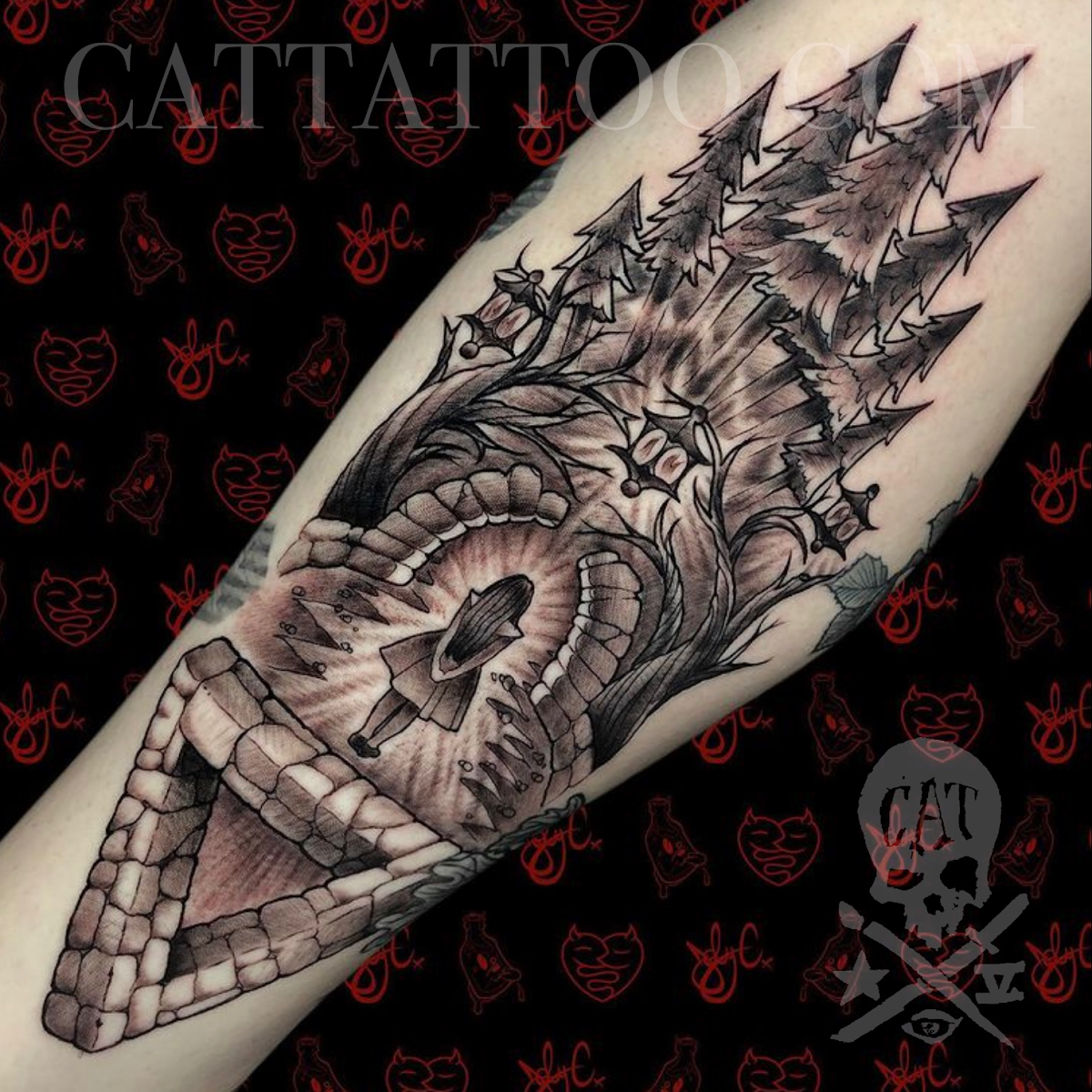 Cat Tattoo tattoo work — photo 3